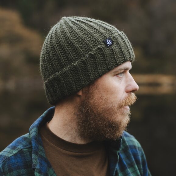 Alpaca Beanies: Forest Green