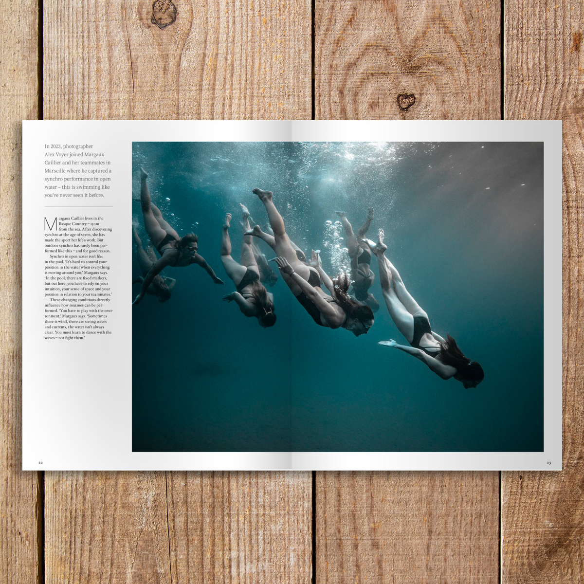 Interior spread from Elsewhere magazine