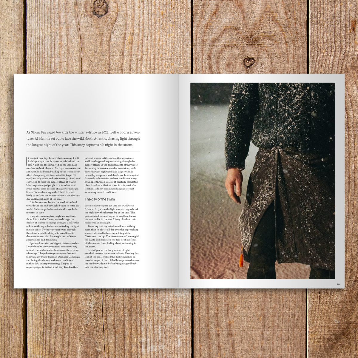 Interior spread from Elsewhere magazine