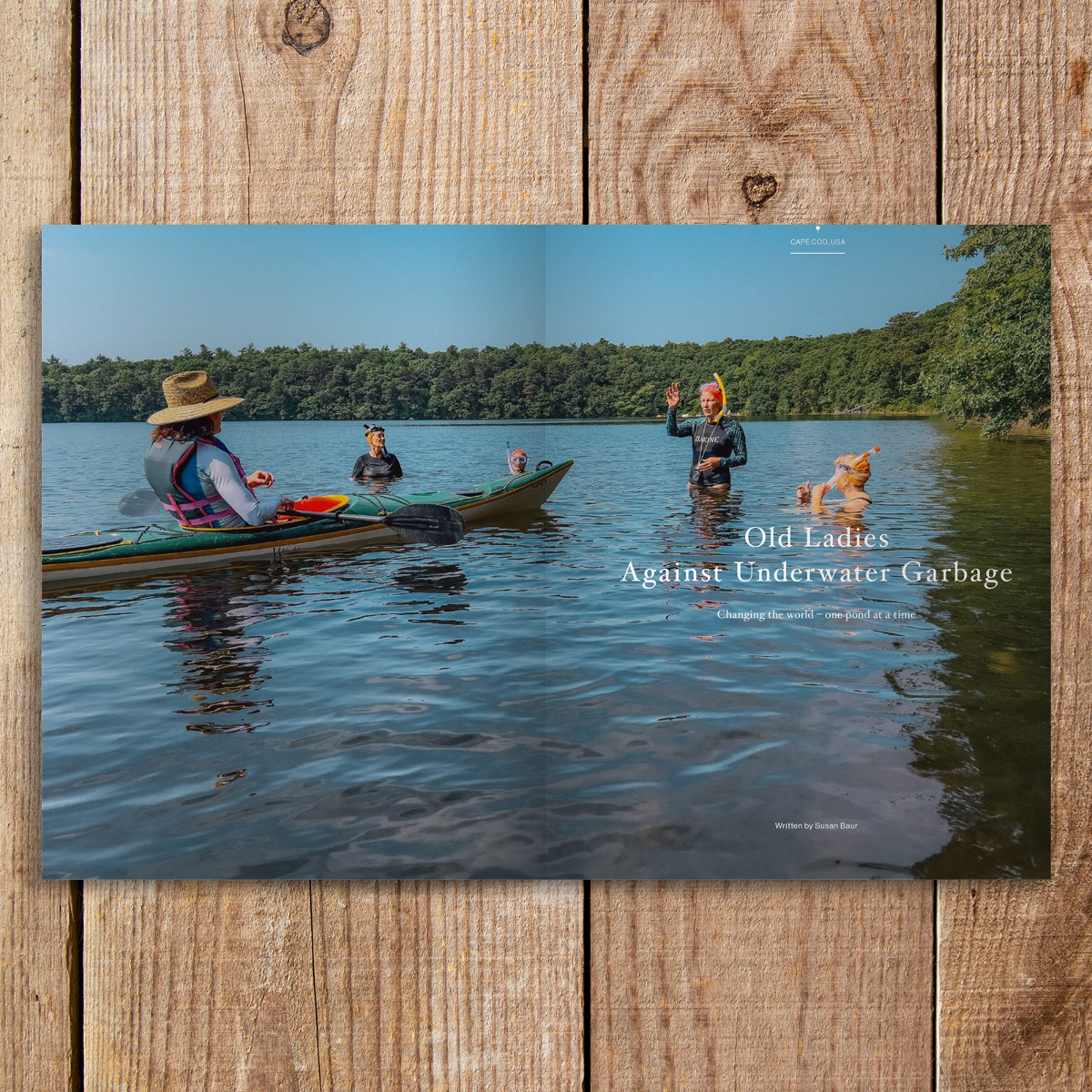 Interior spread from Elsewhere magazine