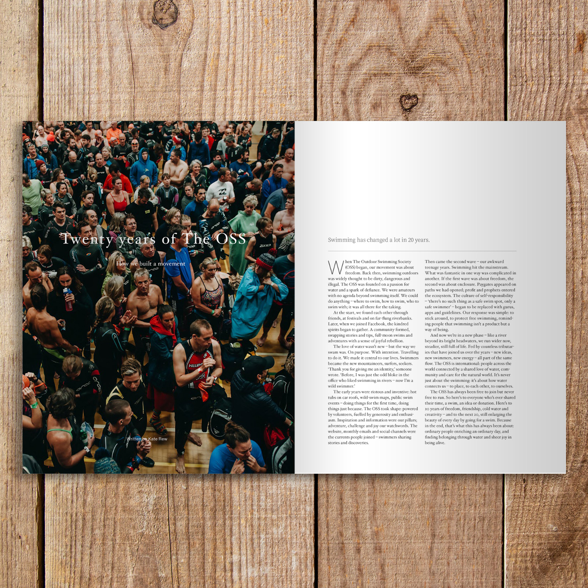 Interior spread from Elsewhere magazine