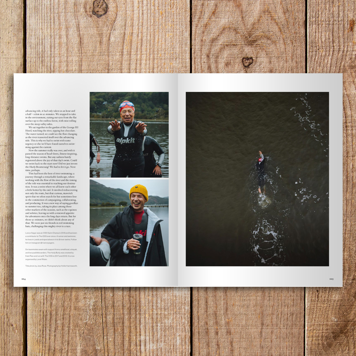 Interior spread from Elsewhere magazine